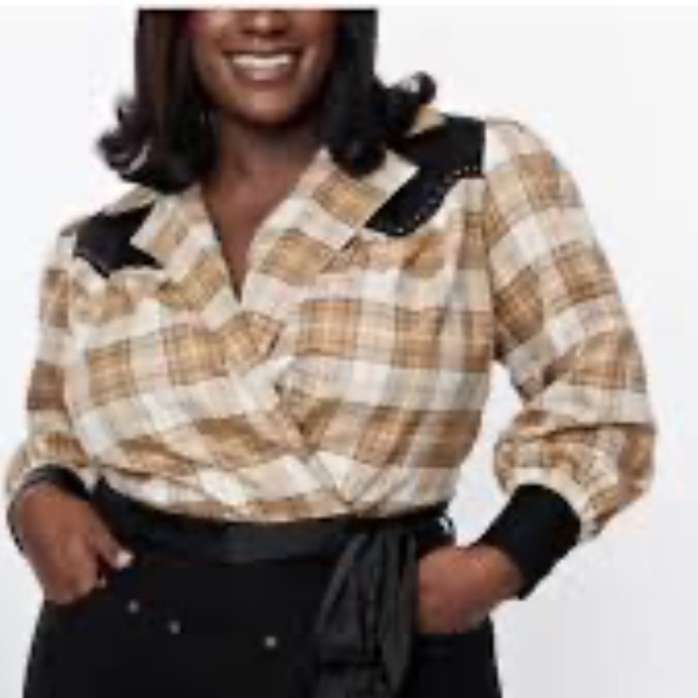 Unique vintage western tie top size 4x